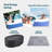 RELXTIME Portable Oval Energy-Saving Inflatable Hot Tub for 2 People with Insulation Cover and tub cover , Outdoor Inflatable SPA with 100 Massage Jets, Drink Tray,2 Filter Cartridges