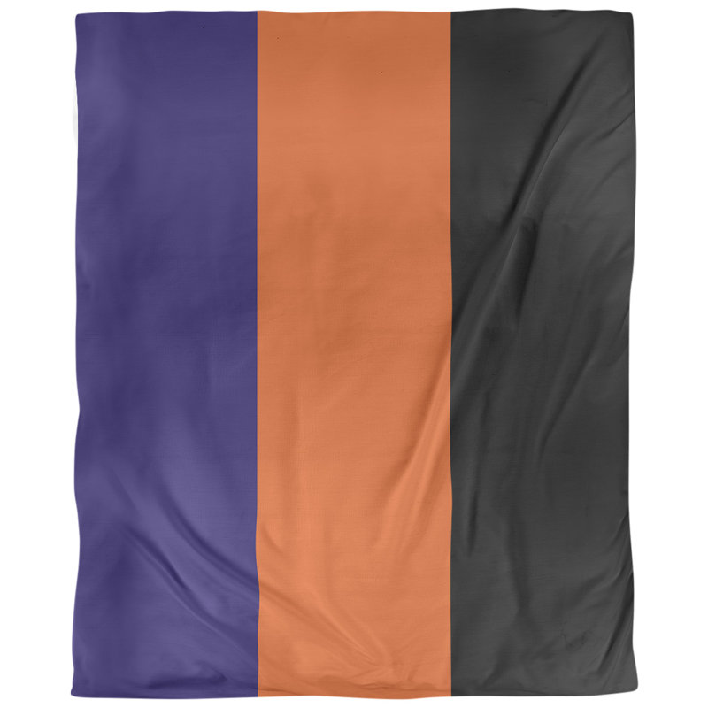 Tissu de basket-ball denver, Purple/Orange/Black