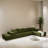 132" Wide Modular L-Shaped Sleeper Sectional Sofa Bed-13368559