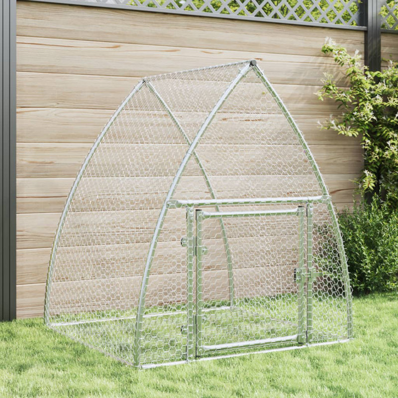 Cage à lapin argenté en acier galvanisé 41,3 po x 47,2 po, H 47,2 po x l 41,3 po x P 39,4 po