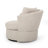 Upholstered Swivel Barrel Chair-1882393552