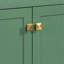 Meuble-lavabo vert 30 po avec lavabo simple, meuble-lavabo sous le comptoir, armoire de rangement pour la salle de bain avec 2 portes et un tiroir, fermeture en douceur, rangement multifonctionnel