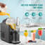 Machine à granité commerciale 6-en-1, machine à boisson glacée 1,6L et service doux pour les bars, les restaurants et la maison