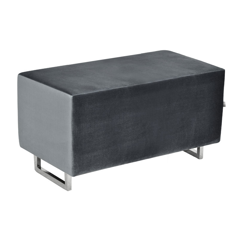 Pepi Upholstered Bench, Grey