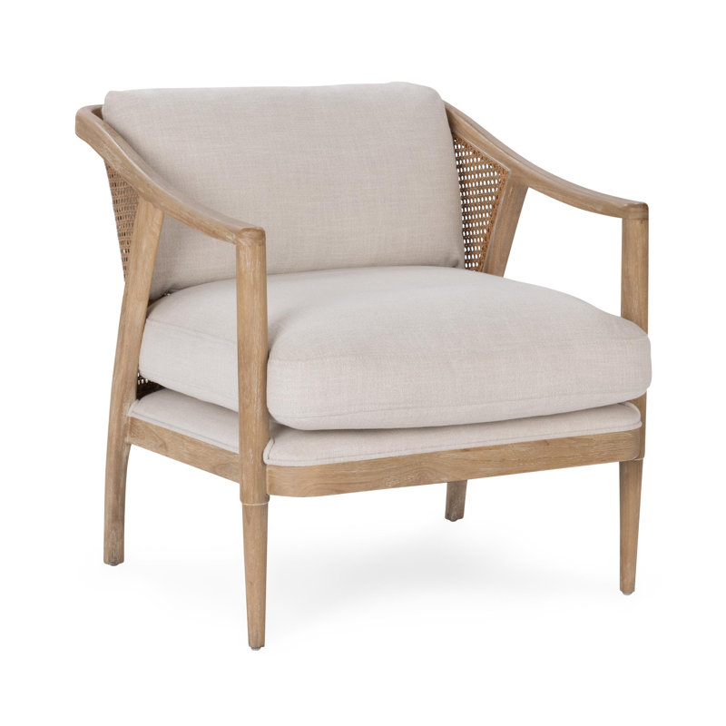 Cody Accent Chair, Sandy Beige Polyester