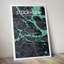 Stockholm City Map - No Frame Print-525862360