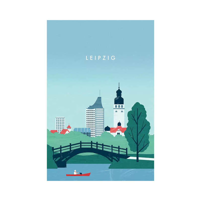 Leipzig by Katinka Reinke - Wrapped Canvas Print, 152.5 cm H x 101.5 cm W