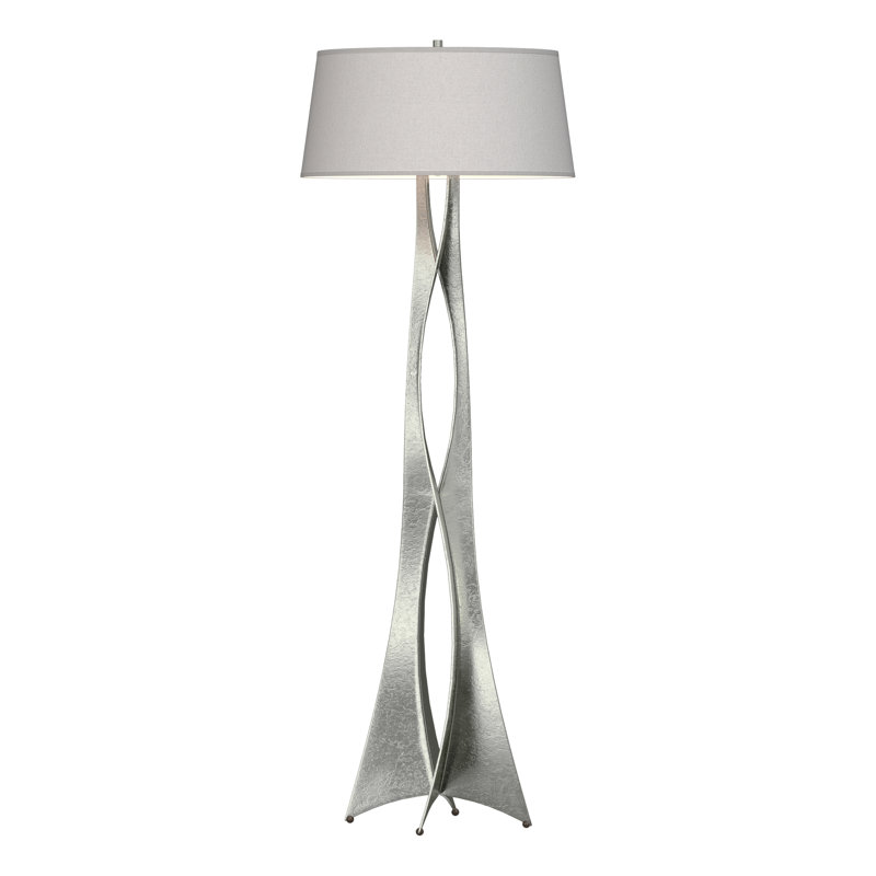 Moreau 62.6" Novelty Floor Lamp, Flax, Sterling