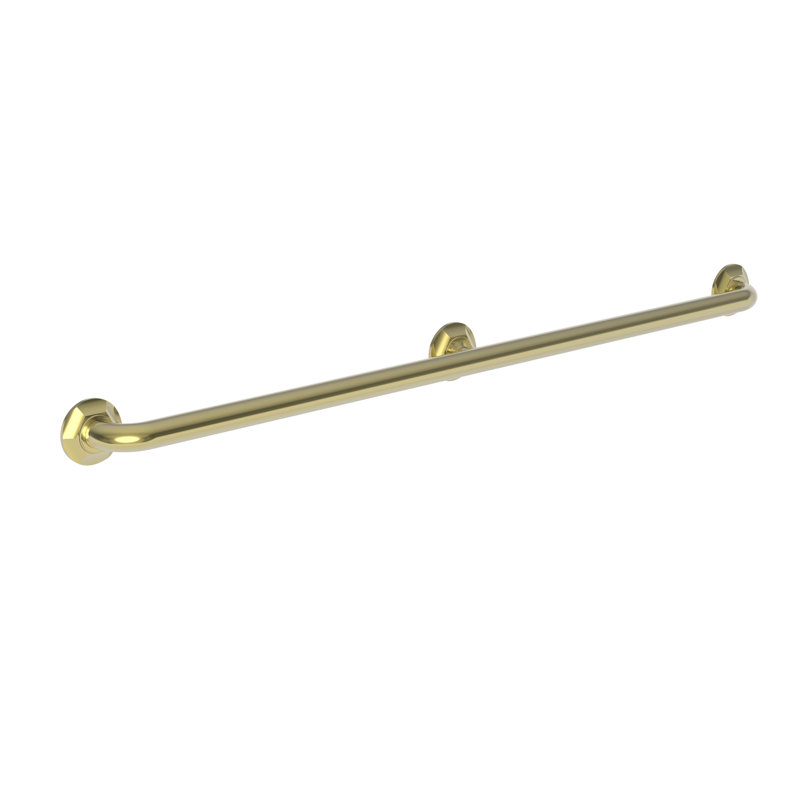 Metropole 42" Grab Bar, Polished Brass