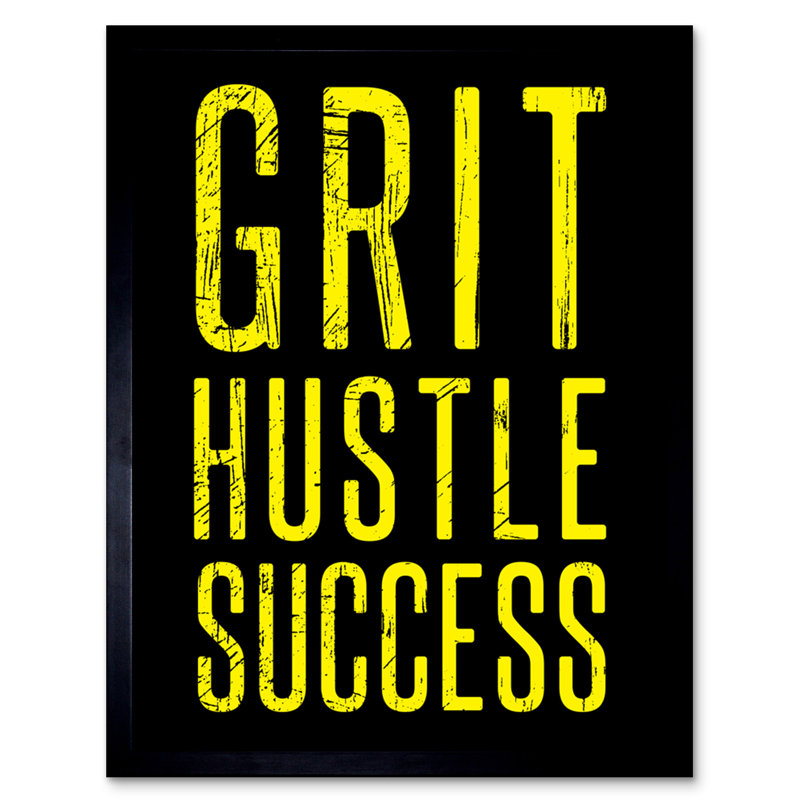 Lunie Grit Hustle - Single Picture Frame Print