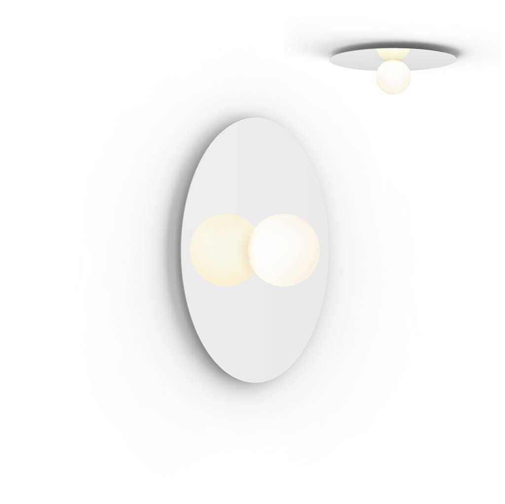 Bola Disc Single Light Flush Mount, 6.2" H x 12" W x 12" D, Gunmetal