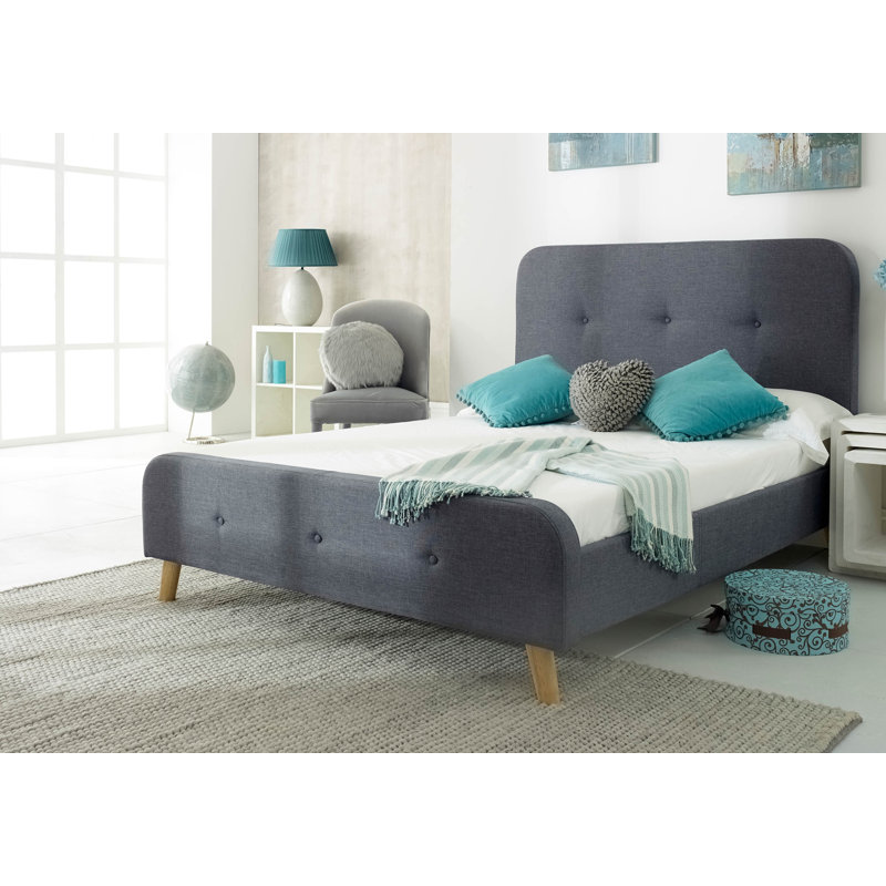 Viaan Upholstered Bed, Double (4'6)