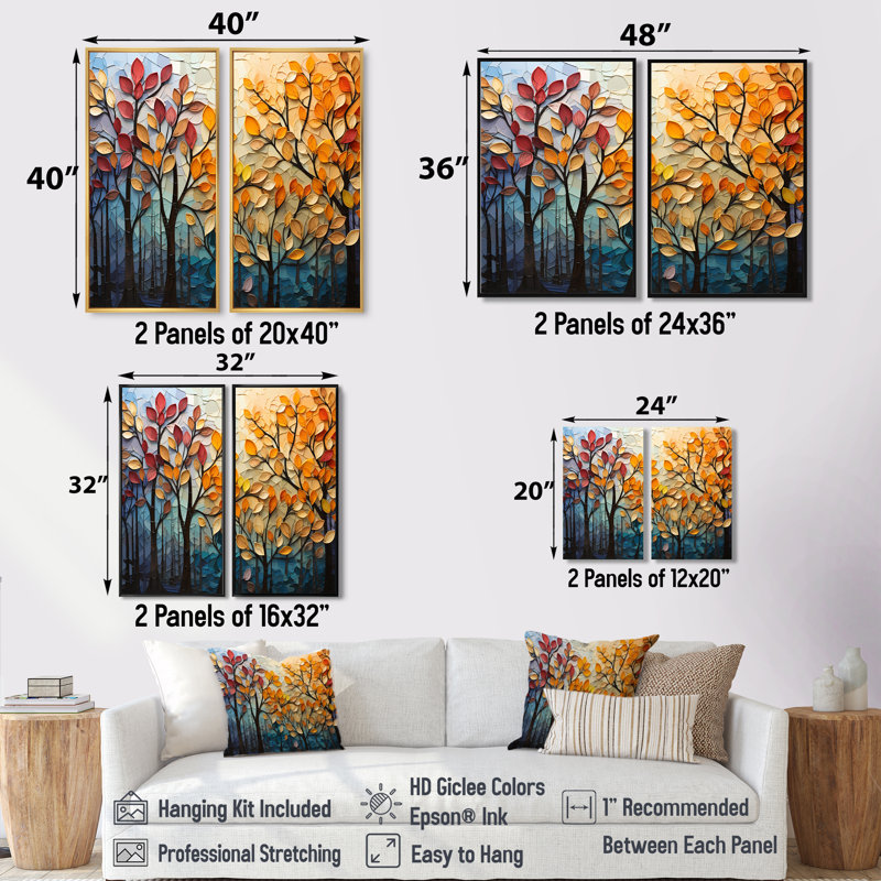 «Datto - Floral Leaves», art mural sur toile, 40" H x 40" W, Black, Impression encadrée flottante