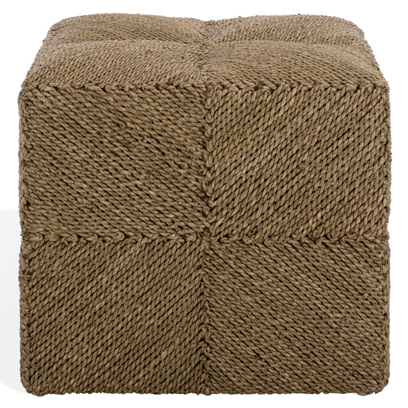 Malta Woven Seagrass Ottoman