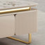 Table basse Beige Stone + Bois manufacturé