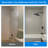 Replacement For Moen Shower Faucet Trim Kit, 12" Rainfall Showerhead, Shower Handle& Tub Spout-116726810