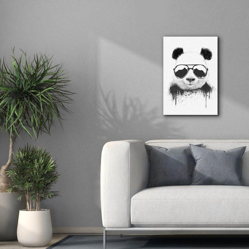 «Stay Cool» par Balazs Solti, art mural sur toile, H 26 po x l 18 po x P 0,75 po