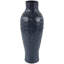 Vase décoratif en métal texturé Almath
