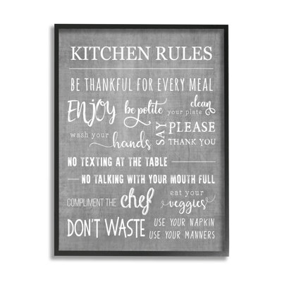 " Kitchen Rules Rustic Gray List " by CAD