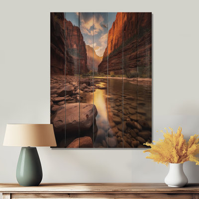 Breonah Zion National Park Utah sur impression sur bois