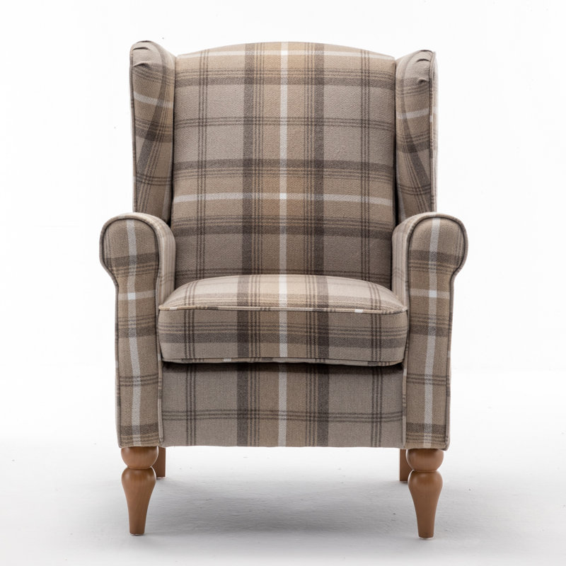 Ponshewaing Upholstered Armchair, Natural