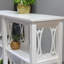 Console en bois massif 47,24 po