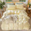 Ensemble de housse de couette 100% coton délavé MooMee-111990381-111219971