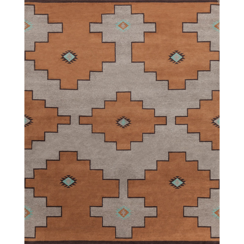 Mesa Wool Southwestern Area Rug, Rectangle 5' x 8'