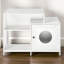 Bathroom Cat Litter Box Hideaway with Divider