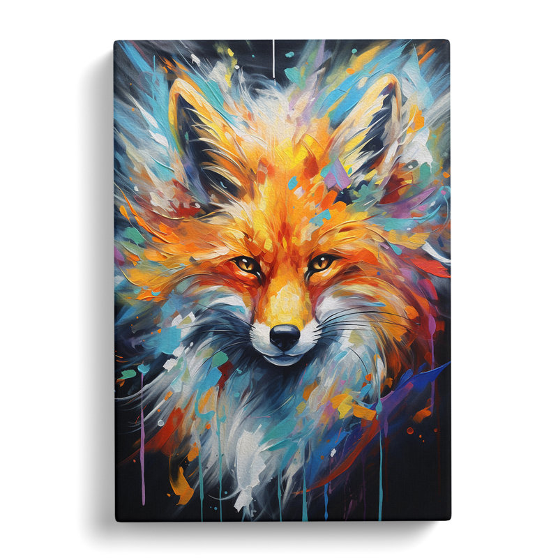 Fox Abstract No.3 - Print, 50cm H x 35cm W x 3cm D