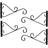 Jahn Metal Weather Resistant Bracket Plant Stand