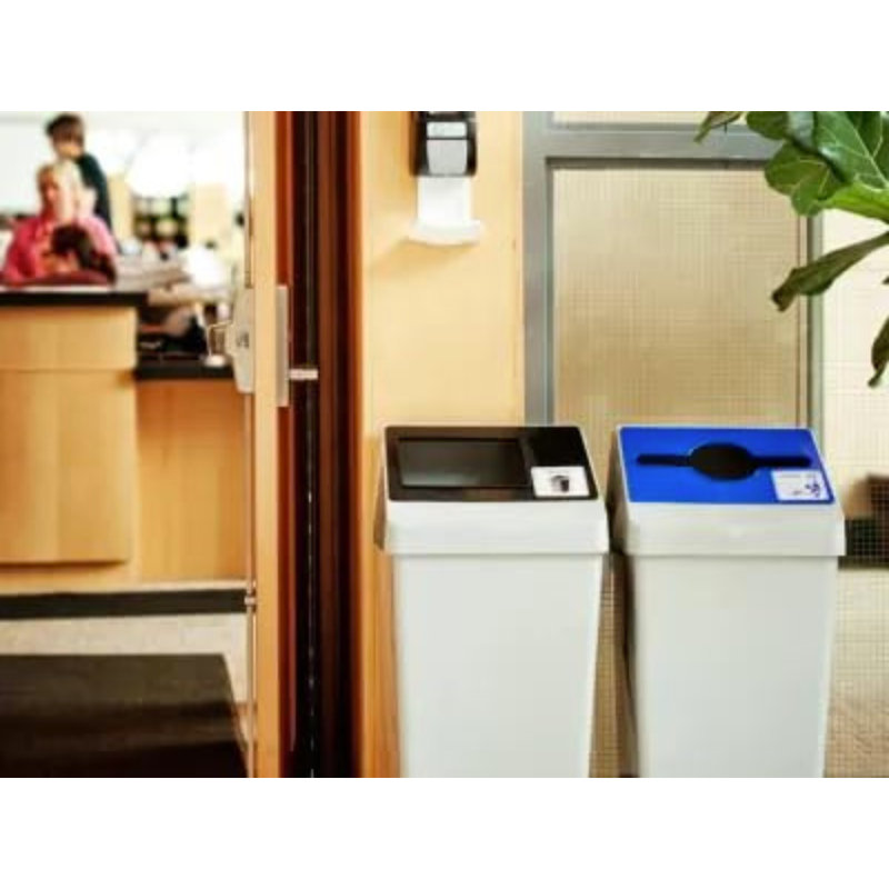 Sturdy Essentials Smart Sort 22 Gallon Waste Container For Offices And Public Spaces