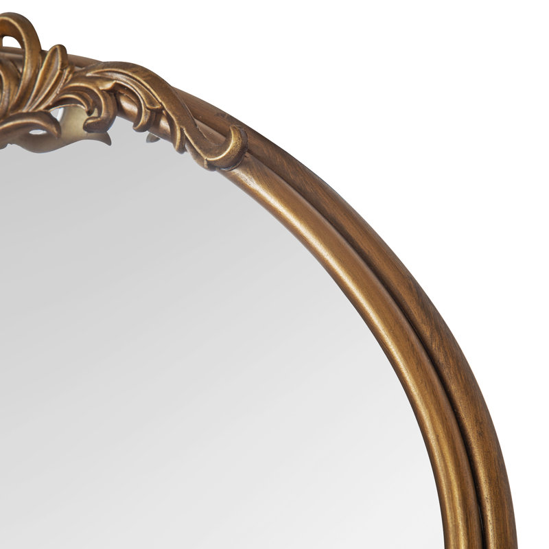Ankeny Metal Flat Mirror, Gold