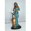 Statue Bergstrom en bronze avec un oiseau - Taille: L 7 po x l 7 po x H 18 po.