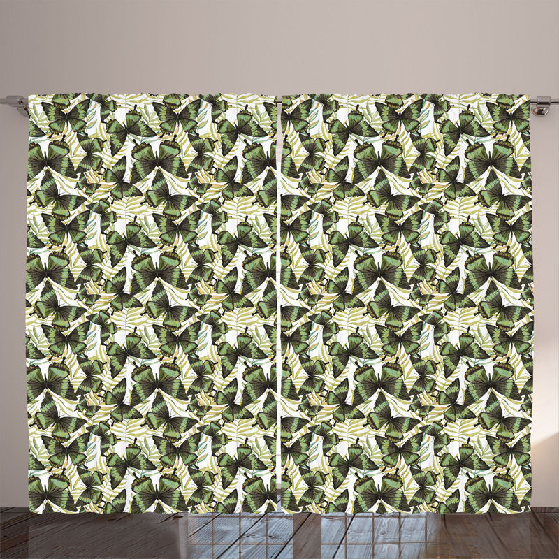 Semi Sheer Curtain Pair