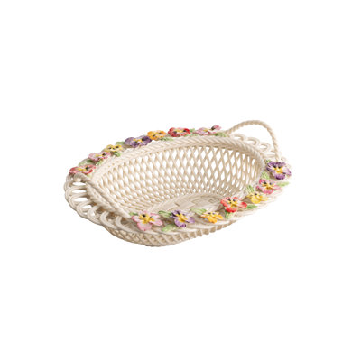 Pansy Oval Basket