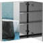 Bathroom Mirrored Cabinet, Medicine Cabinet, Wall-Mounted Storage Organizer With Double Doors