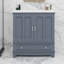 30 Inch Bathroom Vanity With Sink, Drawer, Storage Cabinet With Adjustable Shelf-1115066377