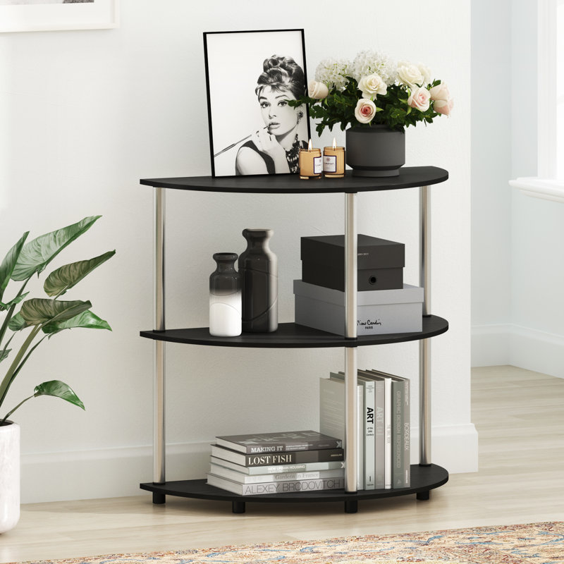 Emili 79cm Console Table, Black Oak
