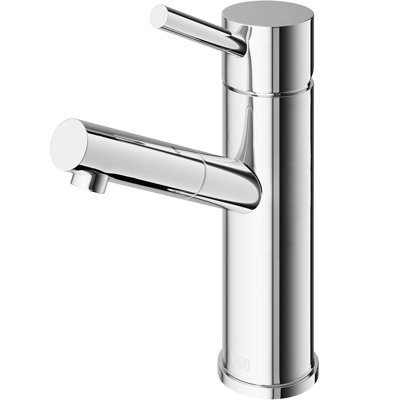 Robinet de salle de bain à trou unique avec poignée simple de 8 po de hauteur Noma
