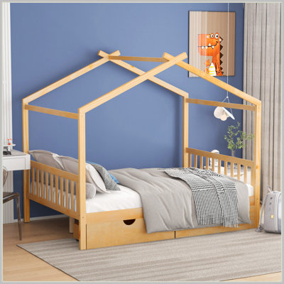 Kids Full Daybed with Drawers