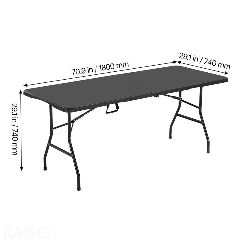 Table pliante en plastique 6 pi