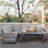 Miapetra 31.1'' Wide Rectangle Wicker Patio Sofa with Cushions