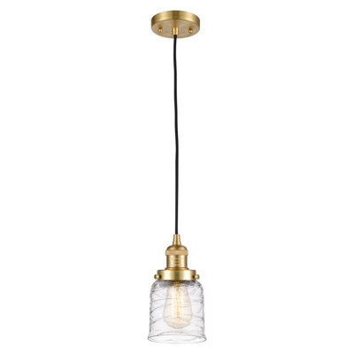 Saenz 1-Light Single Bell Pendant