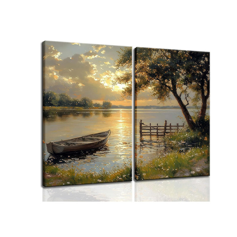 2 Piece Wrapped Canvas Print