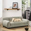 Lit confortable pour animaux de compagnie beige pour les grandes races - avec des pieds stables et une base pour chiens-1858384637