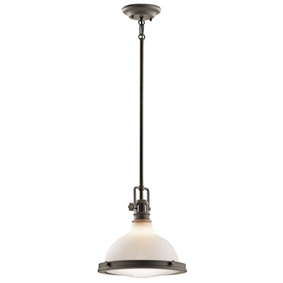 Luminaire suspendu en forme de dôme à 1 lumière Zehr