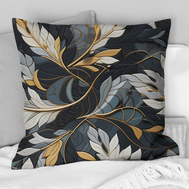 Coussin Tribal Essence Marble, H 16 po x l 16 po