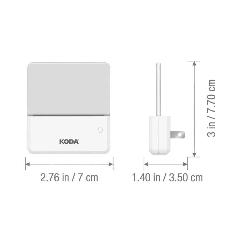 Veilleuse à DEL à changement de couleur KODA (paquet de 4)