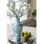 Vase en porcelaine - 8 po de diamètre x 17 po - bleu / blanc
